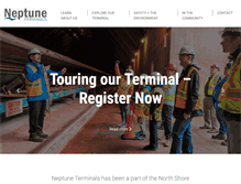 Tablet Screenshot of neptuneterminals.com
